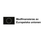 EU-emblem med tolv stjärnor i en cirkel visas till vänster, följt av texten ”Medfinansieras av Europeiska unionen”, som anger att projektet eller materialet delvis finansieras av EU.